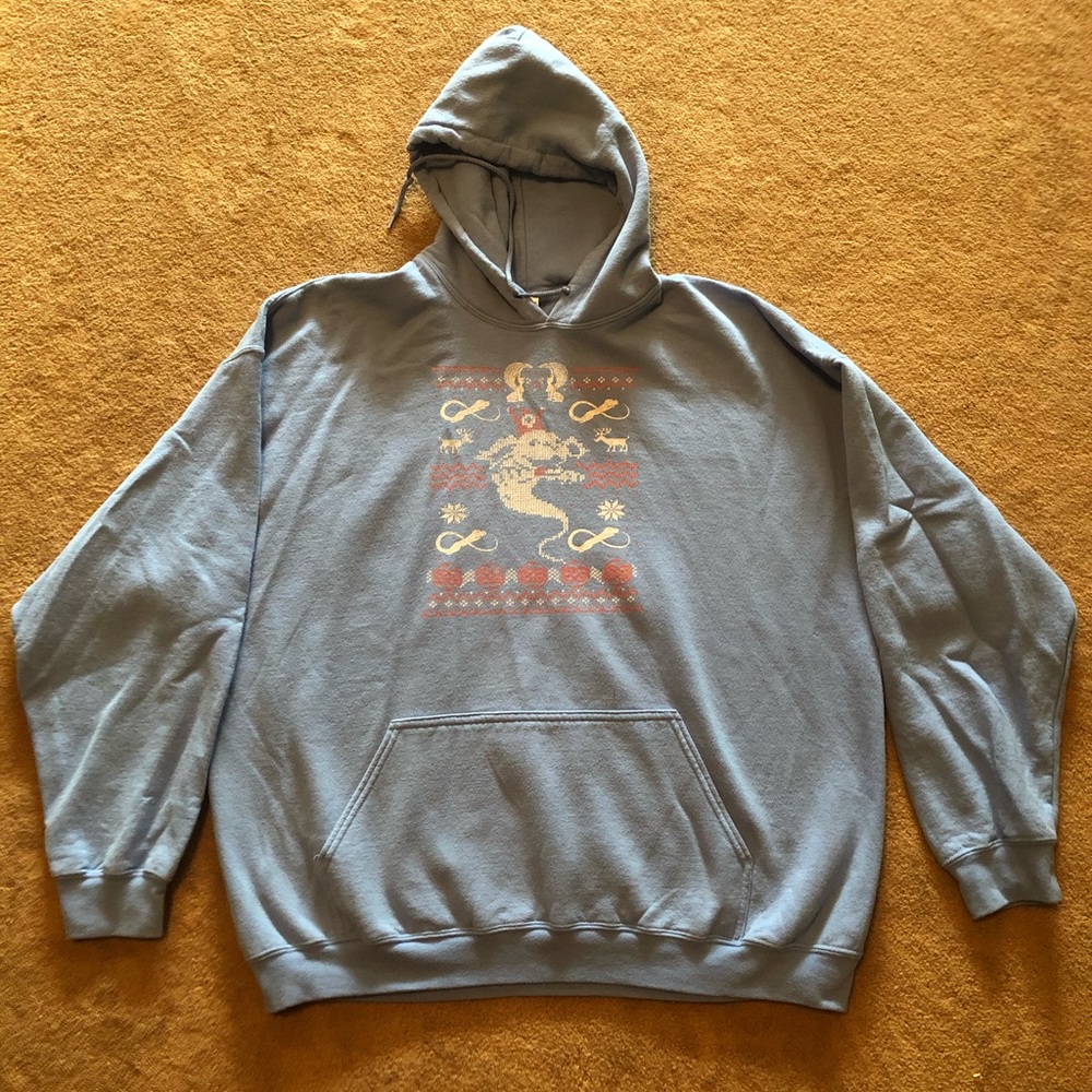 Ugly Christmas Sweatshirt Never Ending Story 2XL